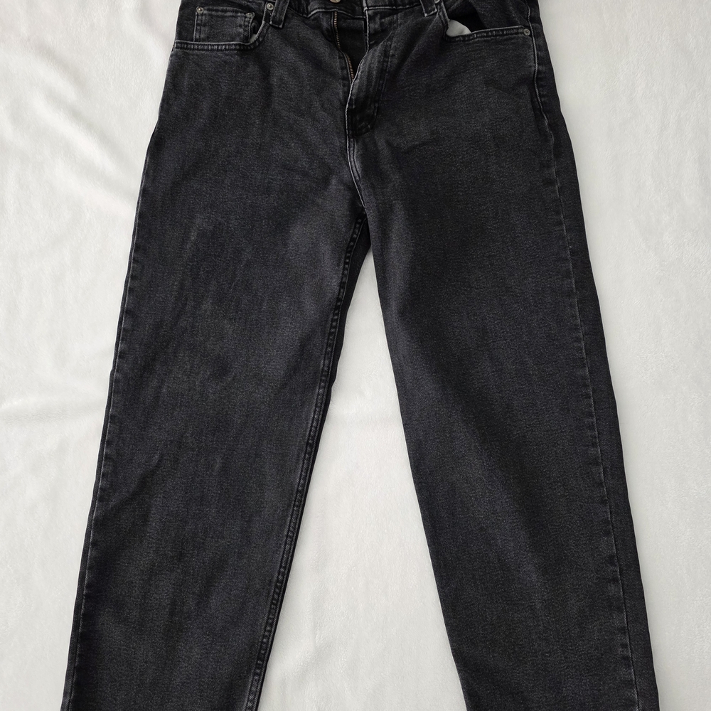Hollister Men's Black Baggy Jeans